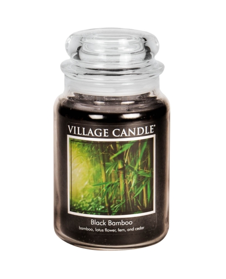 VILLAGE CANDLE - Black Bamboo - L