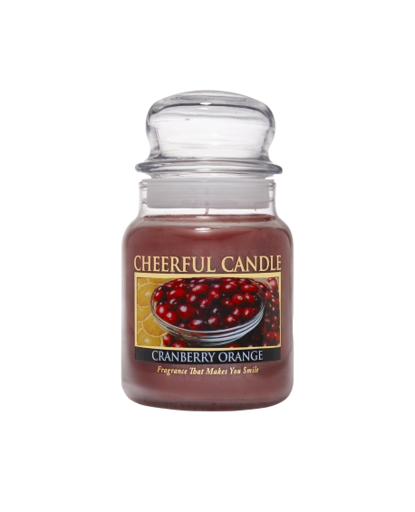 CHEERFUL CANDLE - CRANBERRY ORANGE - S